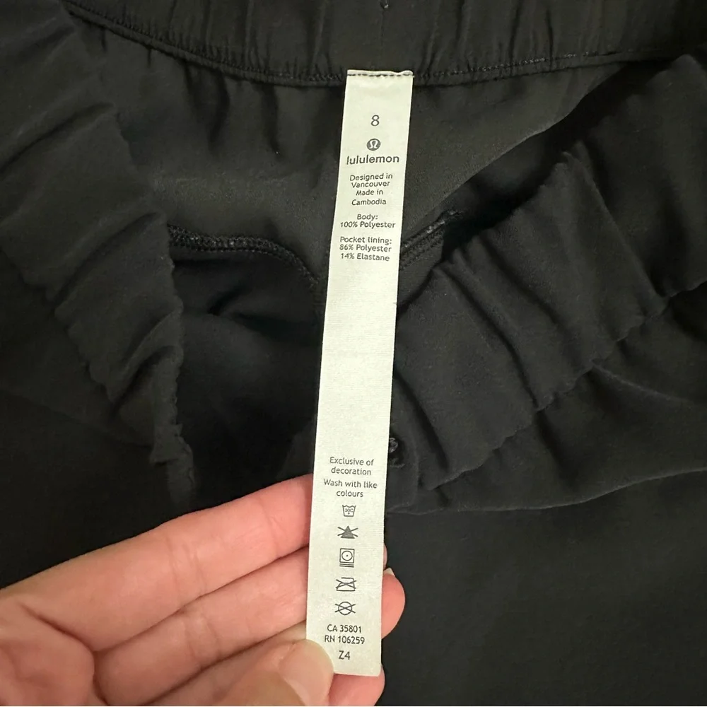 lululemon athletica Women's Black Track Pants